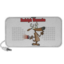 funny rudolph reindeer wannabe travelling speaker