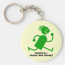 Funny running key chains