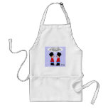 Funny Russian Food Cartoon Apron