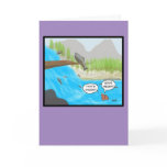 Funny Salmon Birthday Card For Fisherman