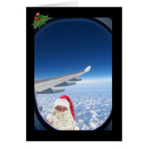 Funny Santa Claus Greeting Card