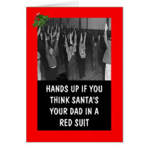 Funny Santa Claus Cards
