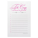 Funny Sarcastic To-Do List: Crap I Need to Finish Custom Stationery