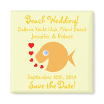 Funny Save The Date Beach Magnets