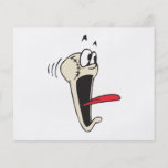 funny scared screamer cartoon baseball custom flyer