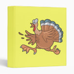 funny scared turkey binders
