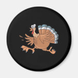 funny scared turkey magnets
