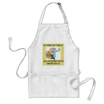 funny science joke apron