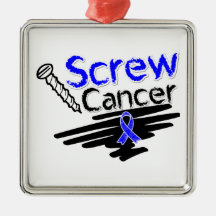 Funny Screw Anal Cancer Christmas Tree Ornaments