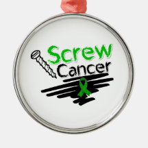 Funny Screw Bile Duct Cancer Ornament