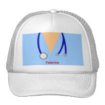 Funny Scrubs Nurses Whimsical Design Trucker Hat