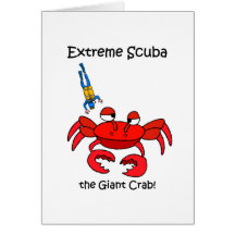 Funny scuba cards