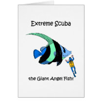 Funny scuba cards