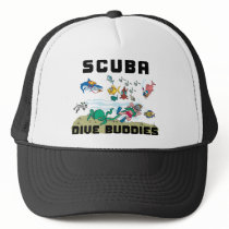 Funny SCUBA Dive Buddy Mesh Hat