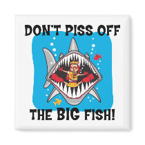Funny SCUBA Diving Refrigerator Magnet