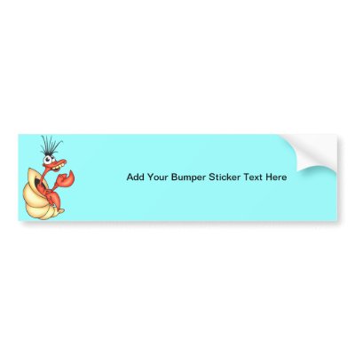 Funny Sea Creature Bumper Stickers by sagart1952