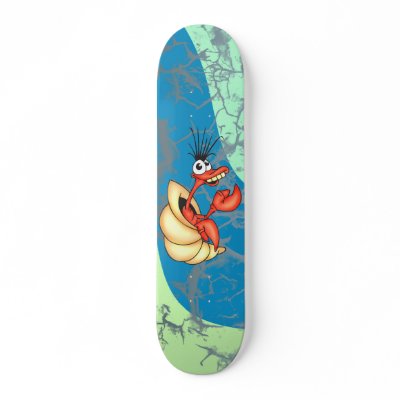 Funny Sea Creature Skate Board Decks by sagart1952