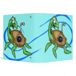 Funny Sea Turtle Binders