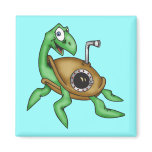 Funny Sea Turtle Magnets