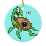 Funny Sea Turtle Christmas Tree Ornaments