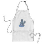 funny seal wearing bathing suit apron