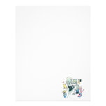 funny sexy zombie lady peep vector cartoon letterhead