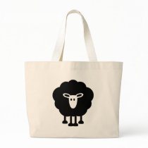 Funny sheep tote bags