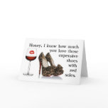 FUNNY SHOE MOTHERS DAY CARD