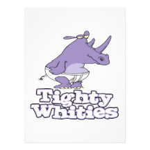 funny silly rhino in tighty whities underwear personalized invite