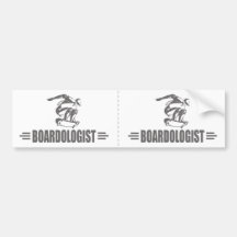 Funny Skateboarder Bumper Sticker