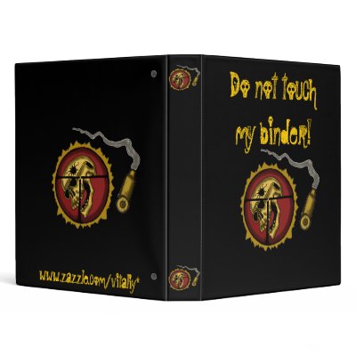 Funny skull binder design by vitaliy