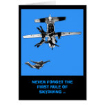 Funny sky diving birthday