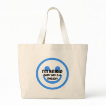 Funny smile retirement bags