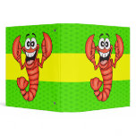 Funny Smiling Lobster binders