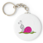 funny snail key chains