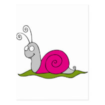 funny snail postcards