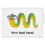 Funny Snake Greeting Card