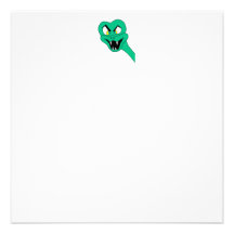 Funny Snake Cartoon. Announcements