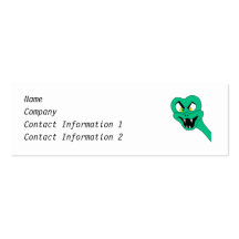 Funny Snake Cartoon. Business Card Templates