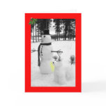 Funny snowman Christmas