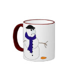 Funny Snowman Coffee Cup Mug