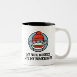 Funny Sock Monkey Mug