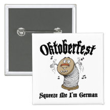 Funny Squeeze Me I'm German Oktoberfest Button