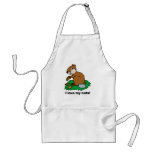 Funny squirrel apron