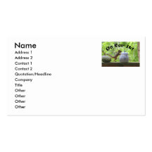 Funny Squirrel Picture ~ Go For It! Business Card Templates