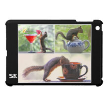 Funny Squirrel Picture Mosaic iPad Mini Covers