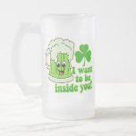Funny St Patricks Day Green Beer Mug