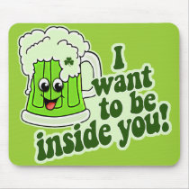 Funny St Patricks Day Irish Mousepad