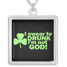 Funny St Patricks Day Irish Pendants