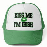 Funny St. Patricks Day, Kiss Me I'm Irish Hat hats